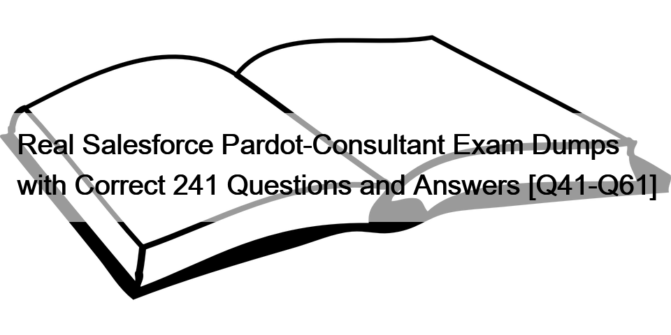 Pardot-Consultant Frequent Updates